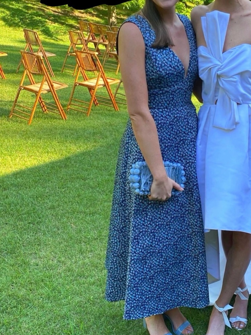 Monique Lhuillier tea-length dress